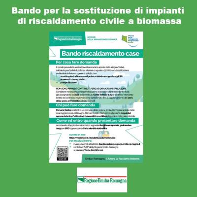 Bando per la sostituzione di impianti di riscaldamento civile a biomassa foto 