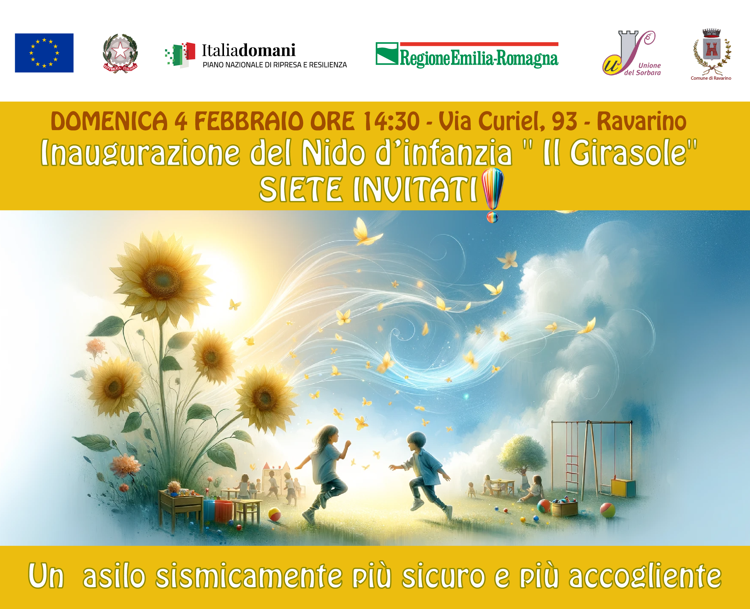 INAUGURAZIONE NIDO GIRASOLE foto 