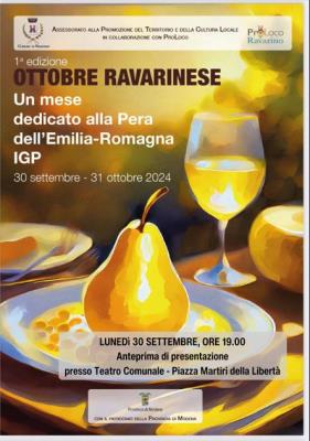 Ottobre Ravarinese - invito serata inaugurale foto 