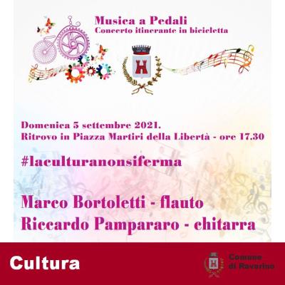 Domenica 5 settembre, ore 17.30, Musica a Pedali, concerto itinerante in bicicletta. foto 