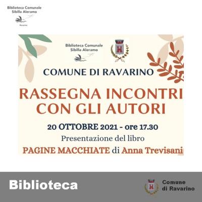 Presentazione del libro Pagine Macchiate di Anna Trevisani foto 