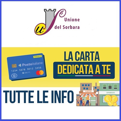 Carta solidale acquisti. Incremento ed estensione della Carta 'Dedicata a te'