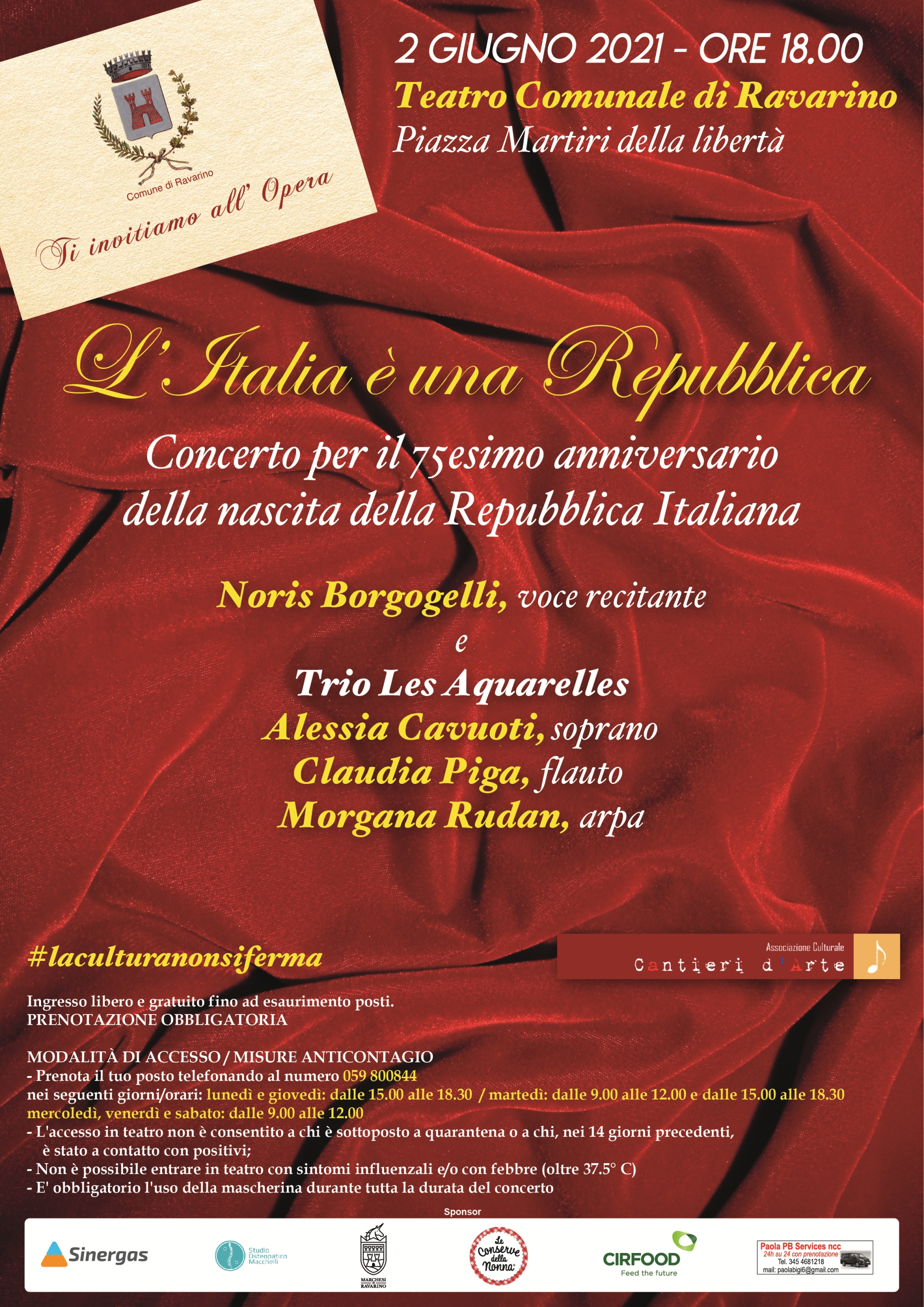 Concerto per la Festa della Repubblica, 2 giugno 2021